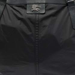Burberry Black Nylon and Leather Buckleigh Tote