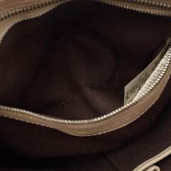 Burberry Beige Smoke Check PVC and Leather Hartham Crossbody Bag