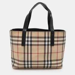 Burberry Beige House Check PVC Tote