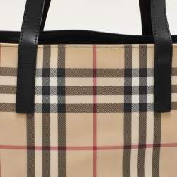 Burberry Beige House Check PVC Tote