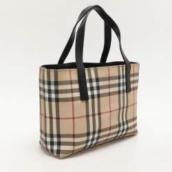 Burberry Beige House Check PVC Tote