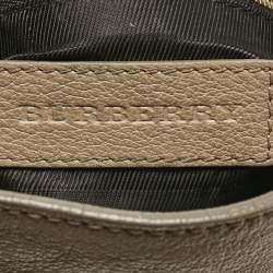 Burberry Beige Leather Bartow Shoulder Bag