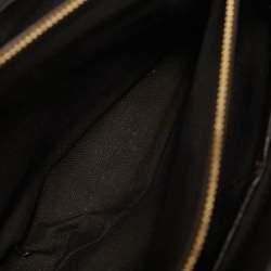 Burberry Dark Brown/Beige Haymarket Coated Canvas Tote