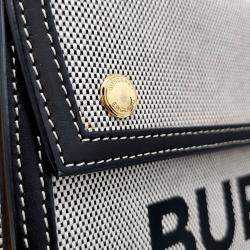 Burberry Multicolor Canvas and Leather Pocket Shoulder Bag