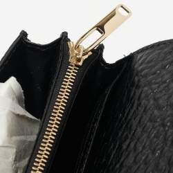 مملوكة مسبقًا Burberry Black Leather Madison Wallet on Chain