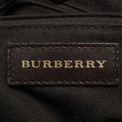 Burberry Beige/Brown Haymarket Check Coated Canvas and Leather Northfield Tote