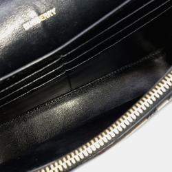 Burberry Black Leather Note Crossbody  Bag