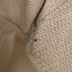 Burberry Beige Haymarket Coated Canvas and Leather Canterbury Tote
