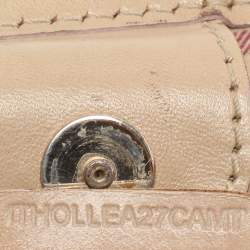 Burberry Beige Haymarket Coated Canvas and Leather Canterbury Tote