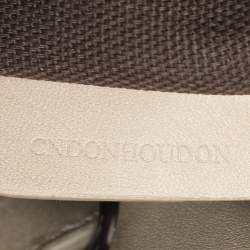 Burberry Beige Smoked Check PVC and Leather Walden Hobo