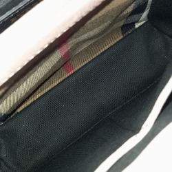 Pre Owned Burberry Pink Leather Camberley Small Tote Bag