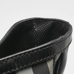Burberry Black/Charcoal Check Nylon Medium Marlow Tote