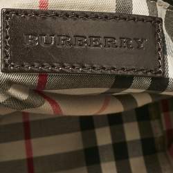 Burberry Choco Brown Leather Shoulder Bag