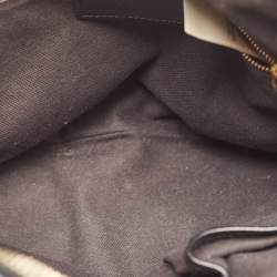 Burberry Tricolor Leather and Suede Alchester Top Handle Bag