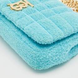 مملوكة مسبقًا حقيبة كروس بربري ميني لولا جلد أسود بسلسلة