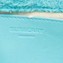 مملوكة مسبقًا حقيبة كروس بربري ميني لولا جلد أسود بسلسلة