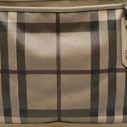 Burberry Beige Smoked Check PVC Tote