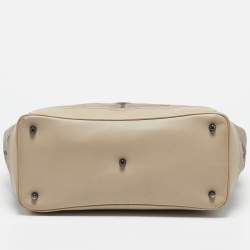 Burberry Beige Smoked Check PVC Tote