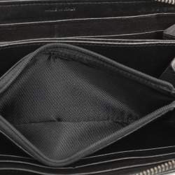 Burberry Beige/Black House Check Canvas and Leather Continental Wallet
