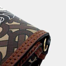 Burberry Brown PVC TB monogram crossbody bag