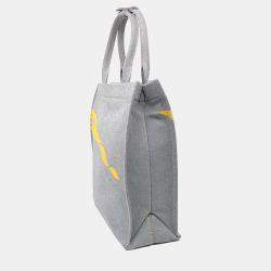 Burberry Grey Yellow Fabric tote bag