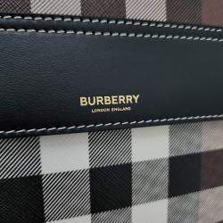 Burberry Brown PVC pocket mini bag