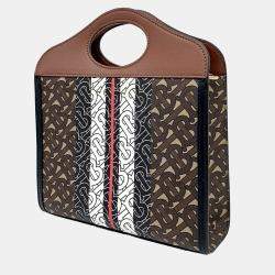 Burberry Brown PVC TB Monogram Pocket Mini Bag