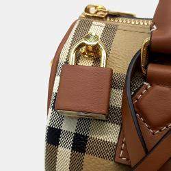 Burberry  Check Bowling Mini Bag
