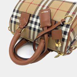 Burberry  Check Bowling Mini Bag