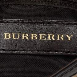 Burberry Beige/Brown Haymarket Check Coated Canvas and Leather Hartham Crossbody Bag