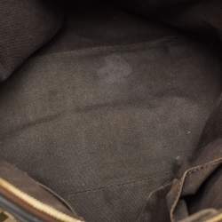 Burberry Beige/Brown Haymarket Check PVC Thornley Satchel