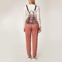 Burberry Mauve Pink Nylon Mini Drawstring Backpack