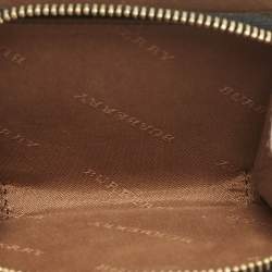 Burberry Beige/Brown Horseferry Check Canvas and Leather Finsbury Wallet