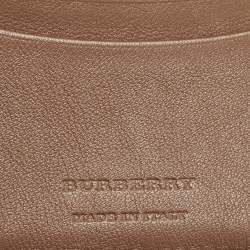 Burberry Beige/Brown Horseferry Check Canvas and Leather Finsbury Wallet