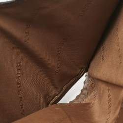 Burberry Beige/Brown Horseferry Check Canvas and Leather Finsbury Wallet