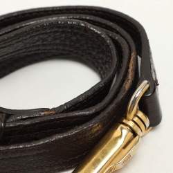 Burberry Brown Leather Belted Hobo