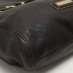 Burberry Brown Leather Belted Hobo