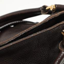 Burberry Brown Leather Belted Hobo