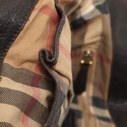 Burberry Brown Leather Belted Hobo
