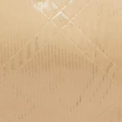 Burberry White/Beige Check Patent Leather Bilmore Tote