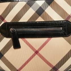 Burberry Beige/Black Supernova Check PVC Dryden Crossbody Bag