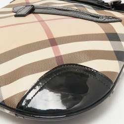 Burberry Beige/Black Supernova Check PVC Dryden Crossbody Bag