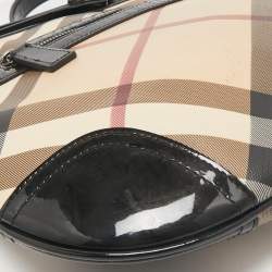 Burberry Beige/Black Supernova Check PVC Dryden Crossbody Bag