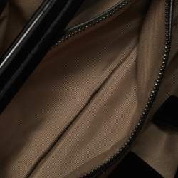 Burberry Beige/Black Nova Check PVC and Patent Leather Front Pocket Bag