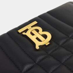Burberry Black Leather Lola Chain Shoulder Bag