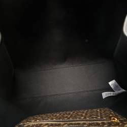Burberry Multicolor Monogram Stripe E-Canvas Portrait Tote