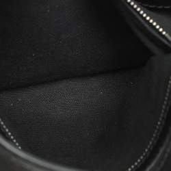 Burberry Black/Grey Mega Check Canvas and Leather Tote
