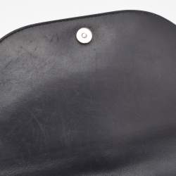 Burberry Black/White Logo Canvas and Leather Small Olympia Shoulder Bag