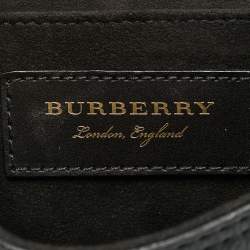 Burberry Black Leather Bridle Shoulder Bag