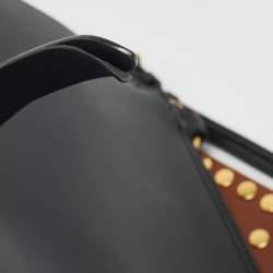 Burberry Black Leather Bridle Shoulder Bag